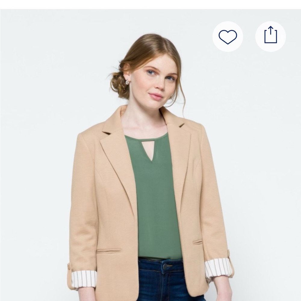 Stitch Fix 41 Hawthorn Natalie Knit Blazer size Small - Picture 2 of 10